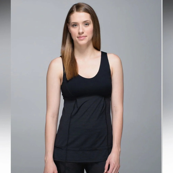 Lululemon Lululemon Hustle & Bustle Tank Black - Size 6 - Picture 2 of 6